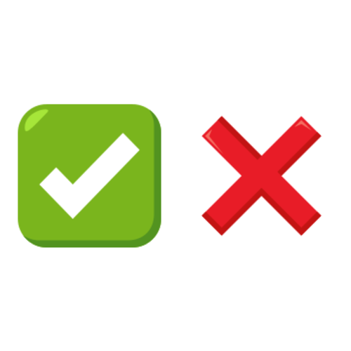 ✅❌ Emoji Domain EmojiOne rendering